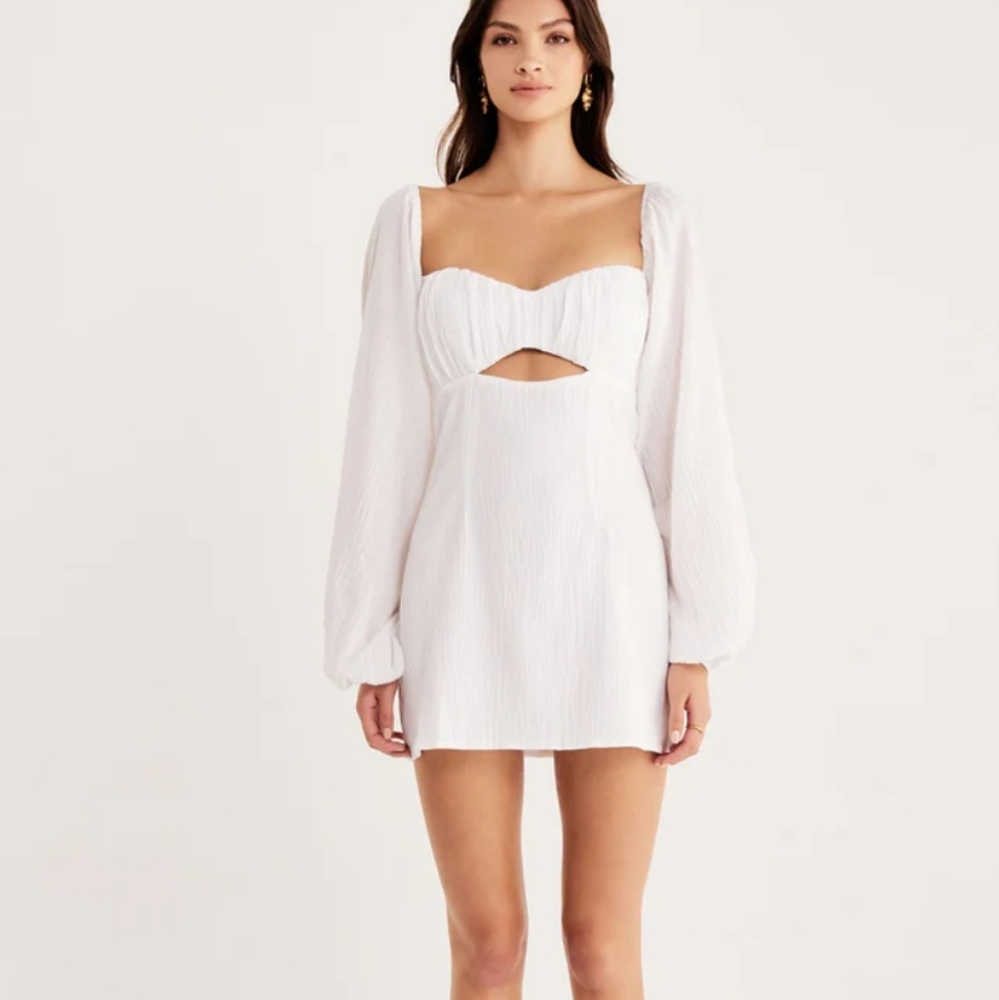 NWT Rumer The Label Camille Mini Dress in White